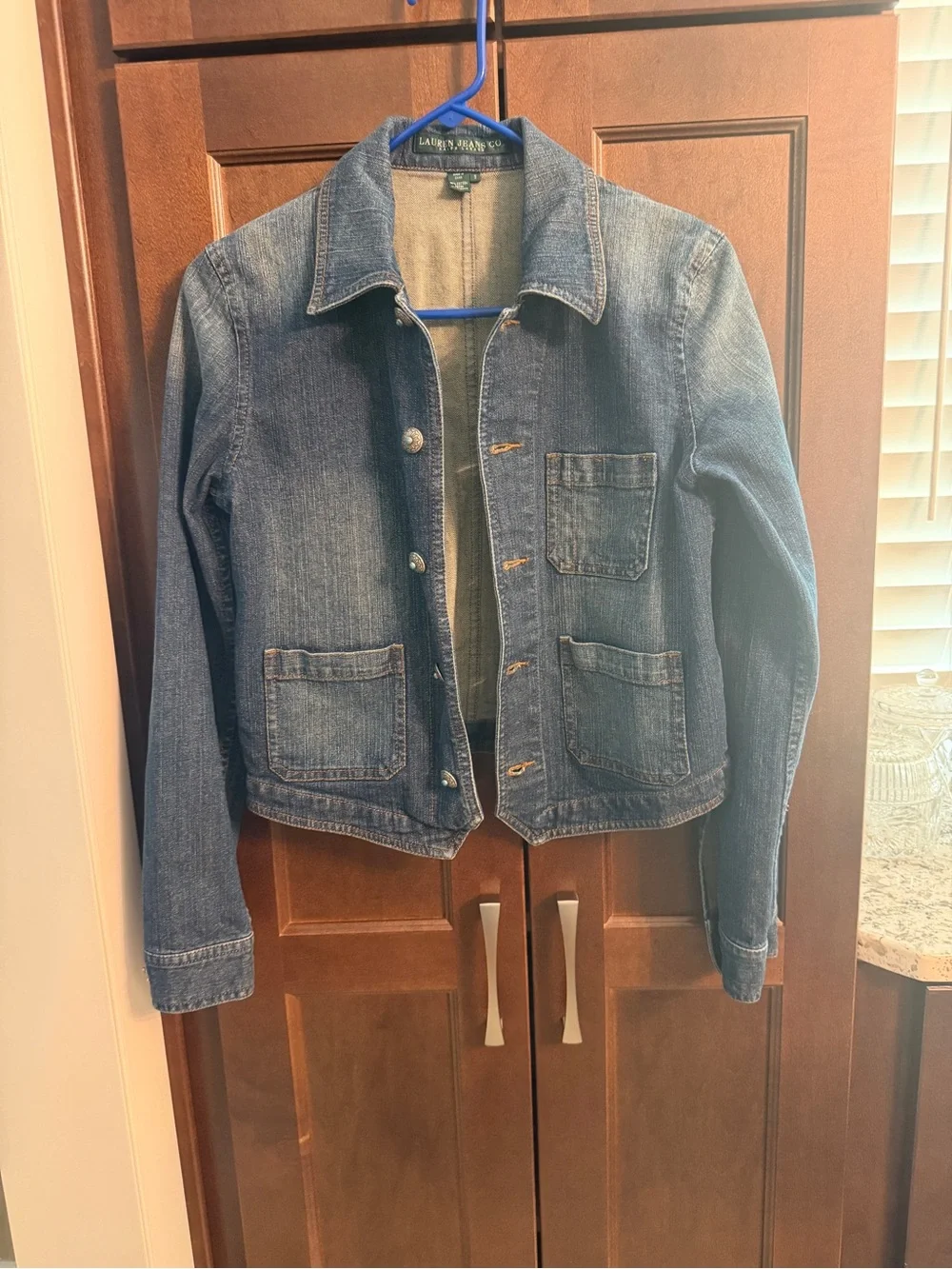 Lauren Jeans Co Ralph Lauren Denim Button-Front Jacket - Picture 10 of 13